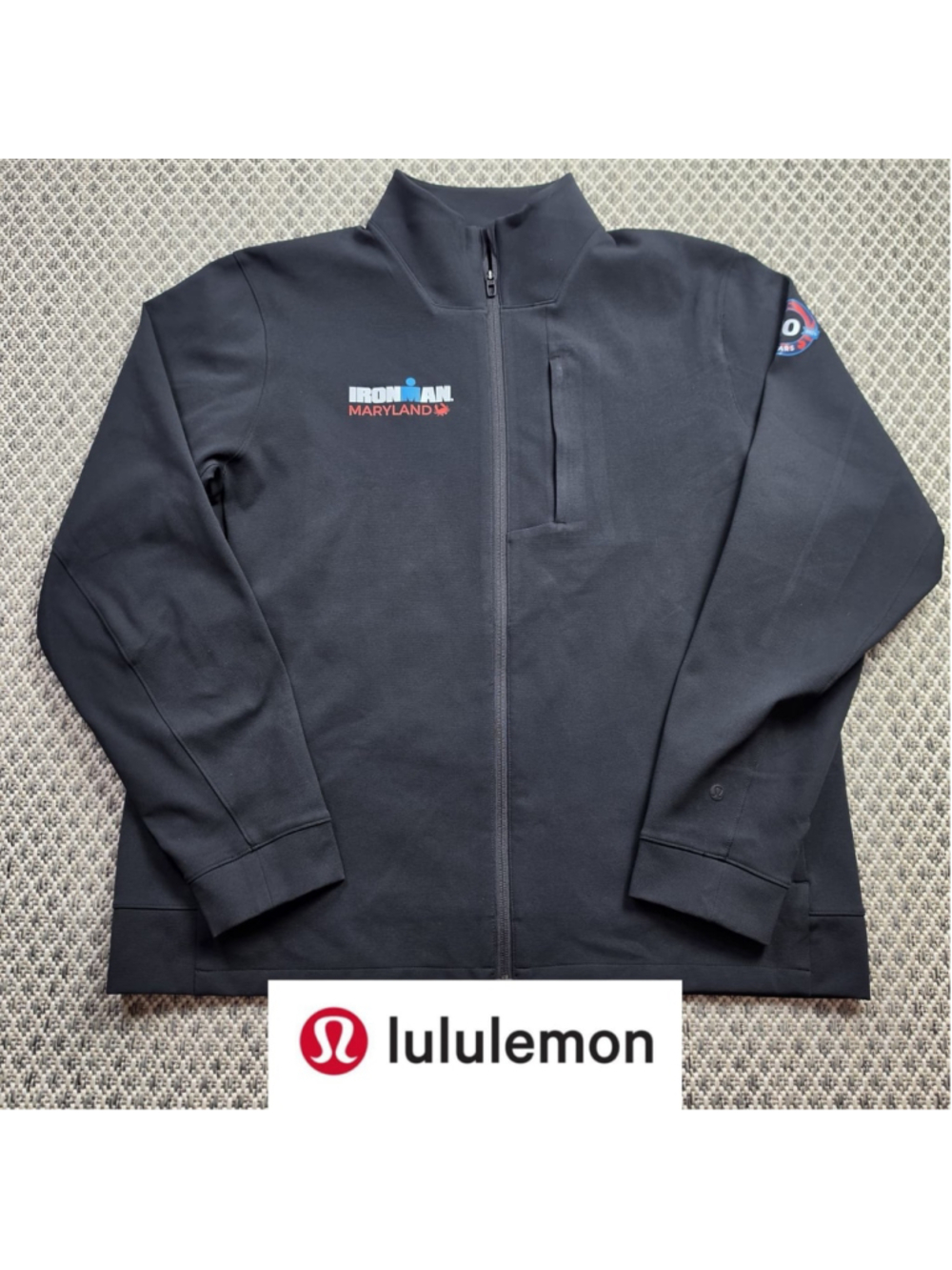 Lululemon Mens XXL Ironman Maryland 2024 10 Year Anniversary Full Zip Jacket